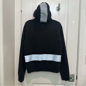 Rag & Bone - Black Hoodie Sweater with Reflective Material - Size M
